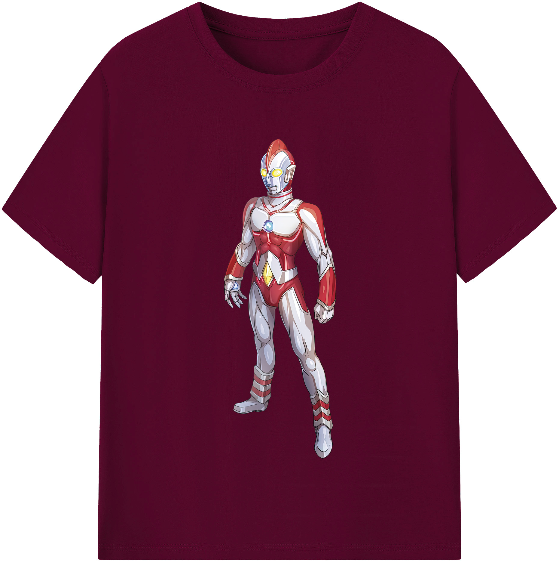 （画像用） ウルトラマン Ultraman レディースカジュアルプリントTシャツ（綿100％）